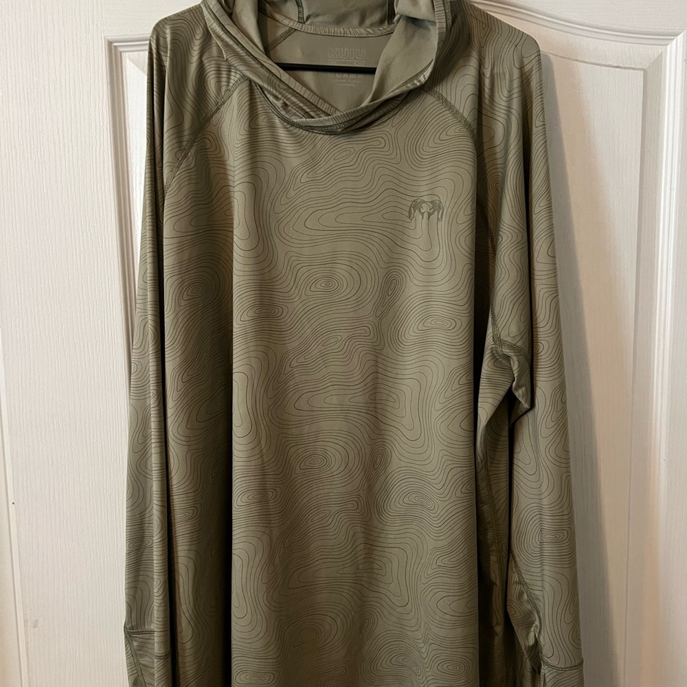 KUIU Men's Olive Turtleneck Shirt